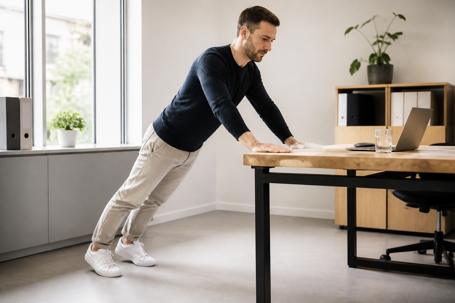5 Büroübungen Mehr Bewegung